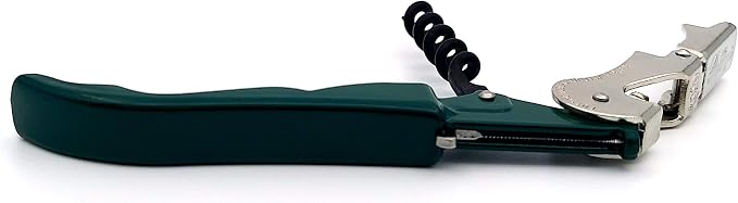 Pulltap's Genuine Slider 900 Waiter's Corkscrew – Double-Hinged Wine Key with Sliding Foil Cutter – Patented Design – Made in Spain – Verde Oscuro (Dark Green)