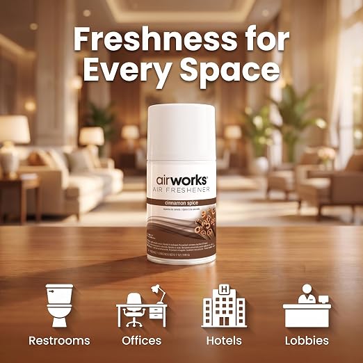 Hospeco Health Gards AE-KIT Metered Aerosol Air Freshener Set (7 oz. Cans, Case of 12)