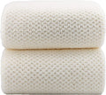 YTYC 39x78 Bath Sheets,Towels for Bathroom,White,2-Pieces | Extra Large Bath Towels, Super Soft,Highly absorbent,Hanging Loop,Quick Drying,Light Weight,80% Polyester