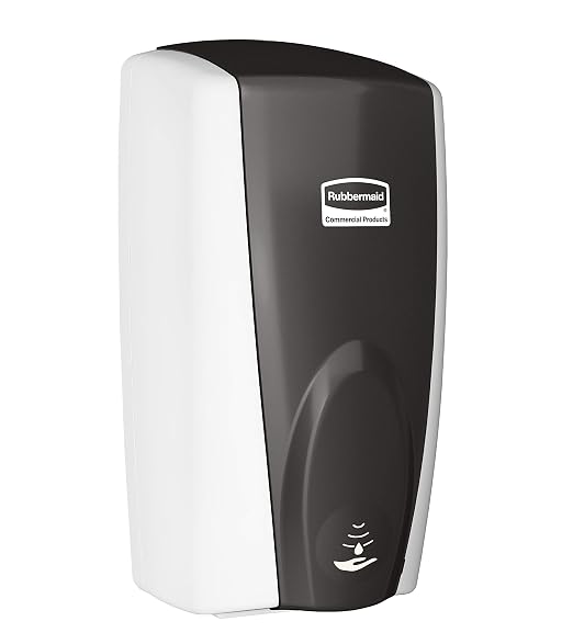 Rubbermaid Commercial Products AutoFoam Dispenser, Automatic Touch Free Wall Mounted Soap and Sanitizer Dispenser, Hand Sanitizer Dispenser, Black/Black Pearl