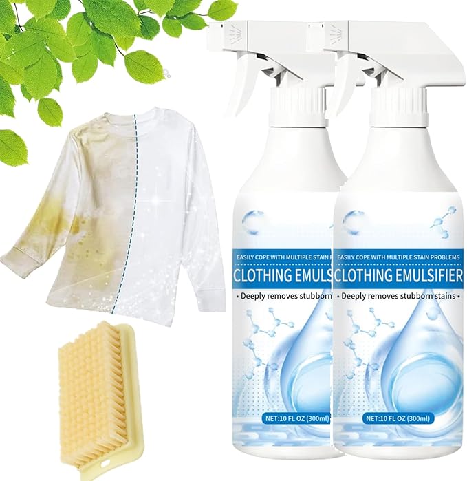 Non Ionic Emulsifier Stain Remover, Laundry Stain Remover And Fabric Refresher, Upholstery And Household Fabrics, Gentle Yet Effective Cleaning Solution