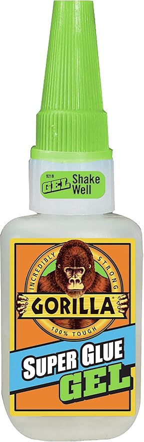 Gorilla Super Glue Gel, 15 Gram, Clear, (Pack of 8)