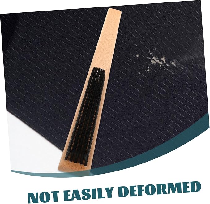 Baluue 3pcs Clothing Bristle Brush Handle for Gentle Cleaning of Woolen Fabrics Coats and Blankets Lint for Home and Travel Use