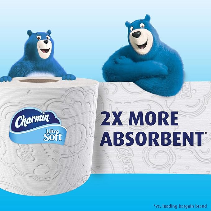 Charmin Ultra Soft 32 Super Plus Rolls=105 Regular Rolls