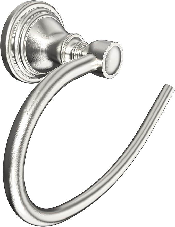 Towel Ring for Bathroom, Stainless Steel Hand Towel Holder Wall Mounted, Brushed Nickel Towel Holder Heavy Duty Towel Hanger for Bath
