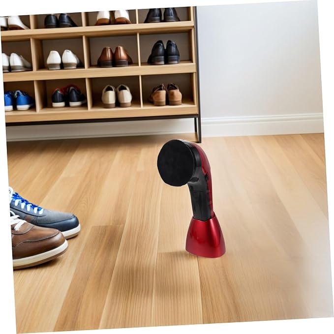 FRCOLOR Portable Electric Shoe Cleaner Brush with Interchangeable Heads for Leather Shoes and Sneakers, Automatic Polishing Machine for Deep Cleansing and Daily Maintenance at Home
