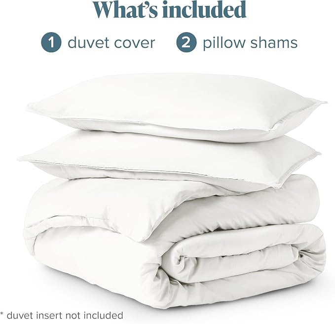 Bare Home Bedding Duvet Cover King Size - Premium 1800 Super Soft Collection - Lightweight, Cooling - Soft Breathable Bedding Duvet Cover (King, Cream)