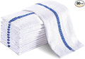 Universal Cleaning Towels, Bulk 60 Pack, 16” X 19” 100% Cotton Fully Bordered Commercial Grade Terry Weave Cloth Bar Mops for Everyday Restaurant or Home Use