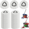 20 Pack Spin Mop Refills Head, Mop Heads Replacement for Spin Mop, Washable Microfiber Mop Replace Head Spin Mop, 360°Spinning Micro Replacement Mop Head for Easy House Cleaning Floor Mopping