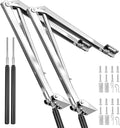 Auto Roof Vent Opener 2PCS Greenhouse Automatic Vent Window Opener Greenhouse Accessories Solar Heat Sensitive Auto Vent Kit Gardening Tools Greenhouses Supplies Single Spring Lifts 15 Lbs