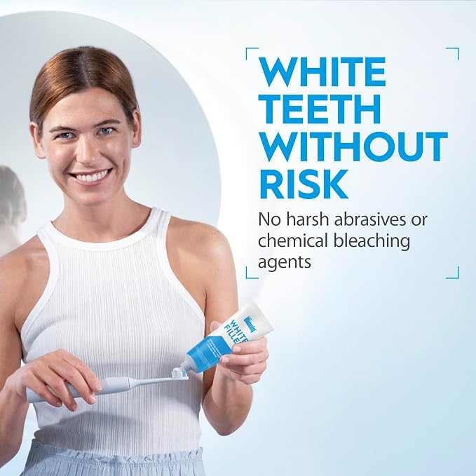 Bioniq White Filler Whitening Toothpaste 4.77 Oz | 20% Hydroxyapatite Teeth Whitening fomula, fluoride free, Clinically Tested Expert for Enamel and Gum Care, 4.77 Oz 2 Pack