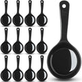 Carlisle FoodService Products 493003 Measure Miser Solid Short Handle Measuring Spoon, 6 Ounces, Black (Pack of 12)