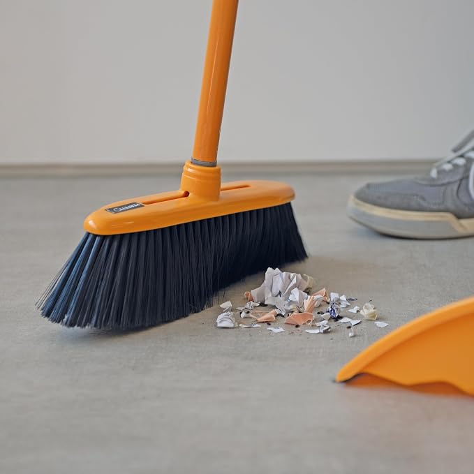 Perfetto Lulu Broom for Interiors Compact, Zucca/Ghiaccio, One Size