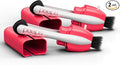 Peeps Glasses Cleaner - for Eyeglasses, Reading Glasses, and More - Lens Cleaner with Carbon Microfiber Tech-Injected Pink-2 Count (Pack of 1)