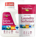Truly Free Natural Fabric Softener | Non-Toxic for Babies & Kids Sensitive Skin | Plant-Based Laundry Softening Conditioner | Safe, Gentle & Chemical-Free | Unscented | 1 Empty Jug + 1 Fill (2.7 oz)