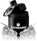 Eargasm High Fidelity Transparent Clear Earplugs for Concerts, Festivals, Musicians, DJs, Night-Life, Motorcycle Hearing Protection - Reusable Ear Plugs for High Fidelity Noise Reduction up to 21 dB