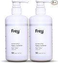 FREY Natural Liquid Fabric Softener and Conditioner | HE Laundry Softener for All Machines | Plant-Powered Eco Friendly Formula | 2-Pack, Fragrance Free