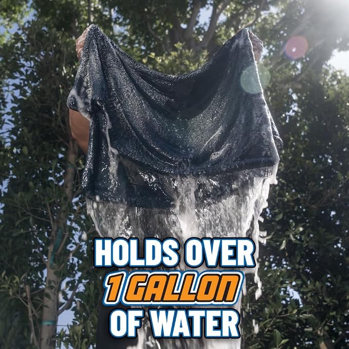 Chemical Guys, Megalodon Twisted Loop Microfiber Drying Towel, 24 x 36 in | Twisted-loop microfiber holds more water than standard towels, ultra-plush and gentle for drying the whole car