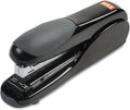 Max Flat-Clinch Black Standard Stapler with 30 Sheet Capacity (HD-50DFBK)