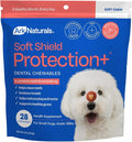 Ark Naturals Soft Shield Protection+ Brushless Toothpaste, Small Breed 28ct | Vet Formulated Soft-Baked Dog Dental Chew with Toothpaste Center - Freshens Breath and Prevents Plaque & Tartar