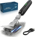 Electric Grill Brush with Scraper: 20kg High-Torque Power BBQ Grill Cleaner with 2-Speed, Reciprocating Clean, Reaches Grill Grate Sides & Corners, Gift for Dad/Men, Dual Mode (Auto/Manual)