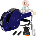 Perco Lite 1 Line Date Gun with Day of Week Labels Kit for Retail Business - Includes 1 Sleeve (7 Rolls), 1 Scraper - Preloaded Labeler Gun w 2 Ink Rollers & 1 Gun Clip
