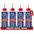 Weldbond Multi-Surface, Non-Toxic Glue, Bonds Most Anything! Use as Wood Glue or for Glass Crafts Ceramic Tile Mosaic Porcelain Stone Fabric Carpet & More. 4-Pack of 5.4oz /160ml | Non Toxic Glue Dries Crystal Clear Heavy Duty Adhesive Glue for Craft,...