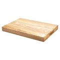 Winco WCB-1824 Wooden Cutting Board, 18-Inch by 24-Inch by 1.75-Inch, Medium, Tan | Inset handles, Minimizes dulling, Attractive appearance, Great for Charcuterie, Cheese, Appetizers and Buffet Displays