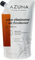 Azuna Air Freshener and Odor Eliminator for Strong Odor Gel 24oz Refill Pouch | Plant-Based & Long Lasting | Pet, Smoke, Home and Bathroom | Sandalwood | Lasts 60–90 Days