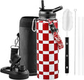RAYMYLO 2026 Soccer Biggest Event Edition Insulated Water Bottle 40 oz, Nation Flag Design, Best Souvenir & Gift for World Soccer Lover, Vacuum Stainless Steel (Cold for 36Hrs), Leak Proof & Non-BPA