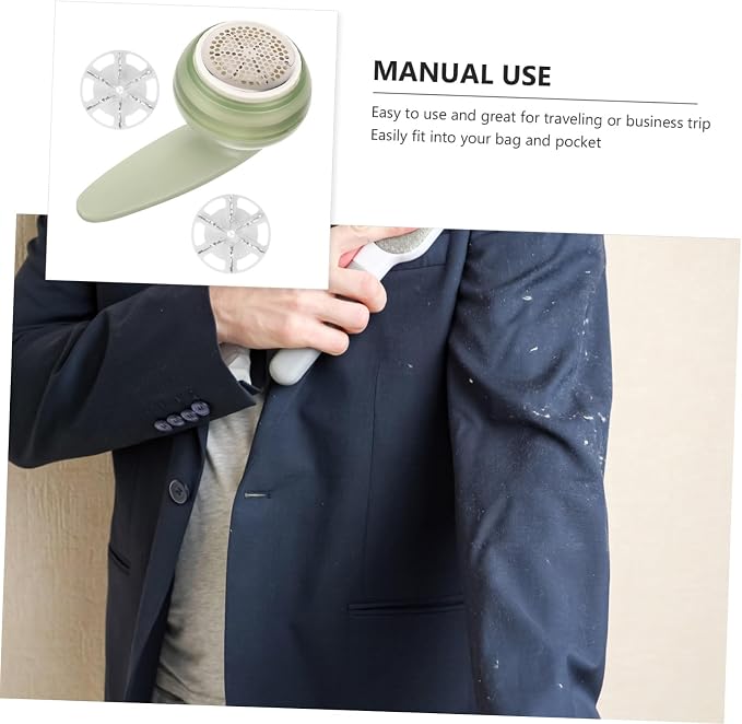 NOLITOY 2sets Electric USB Charging Lint Remover Hairball Shaver for Clothes Portable Fabric Shaver Removes Fuzz and Pilling for Travel and Home Use