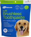 ARK NATURALS Soft Brushless Toothpaste for Large Breeds, 18 oz Bag, Soft-Baked Dog Dental Chew with Toothpaste Center, Freshen Breath, Reduce Plaque & Tartar (Pack of 6)