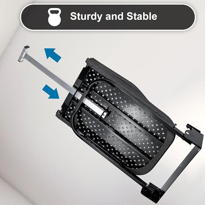 Duwee 12"×36" Wall Mounted Ironing Board,Folding Door Moutnted Iron Board | Heat Resistant Cover,Compact Wall Mount Foldable Ironing Board for Small Spaces