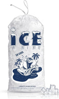 100 Pack Ice Bags 10 lb, Heavy-Duty Ice Bags with Drawstring, Portable Ice Cube Storage and Freezer Keeper(2 Mils Thickness)