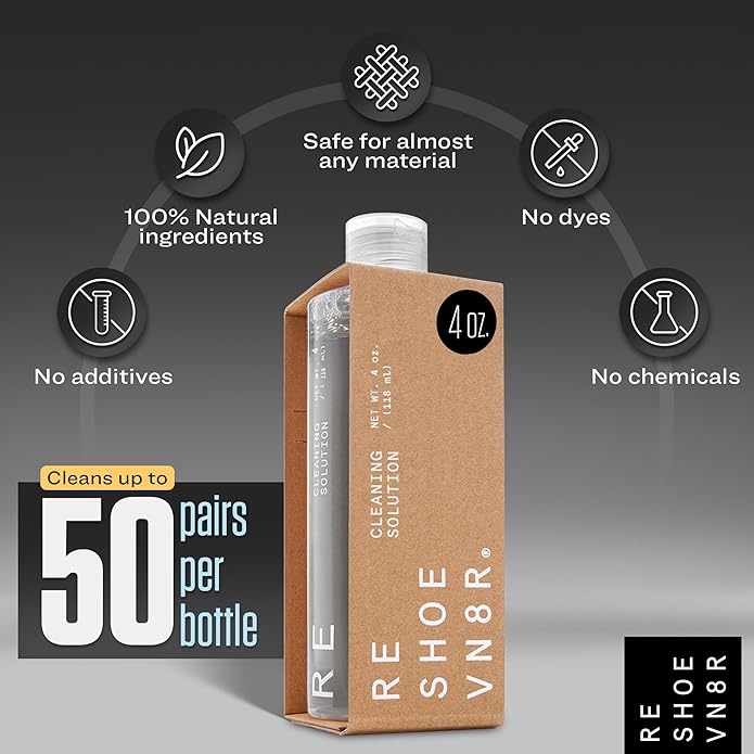 RESHOEVN8R Ultimate Sneaker Care Kit – Complete Cleaning Bundle with Mink Oil Spray, Signature Cleaning Kit & Dry Suede Kit – Deep Clean, Condition & Protect All Shoe Materials