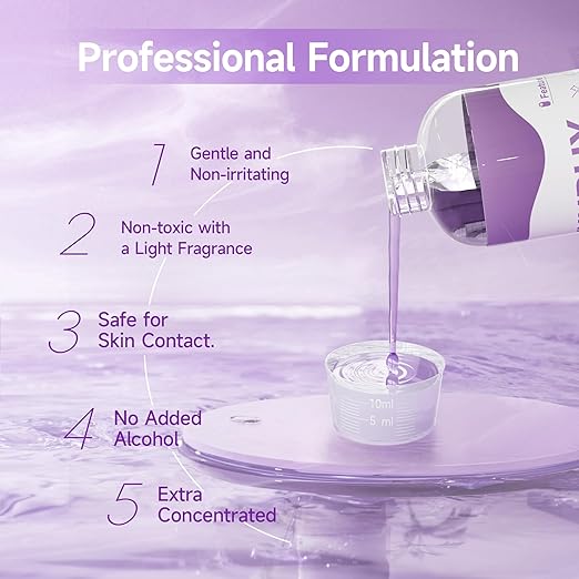 Upgraded KUNPHY Jewelry Cleaner, New Plant Formula for All Ultrasonic Cleaners, Enhanced Cleaning Effect, Multi-Purpose Glasses Cleaner for Silver, Gold, Rings, Diamond and Eyeglass(8.5 oz, 250 ml)