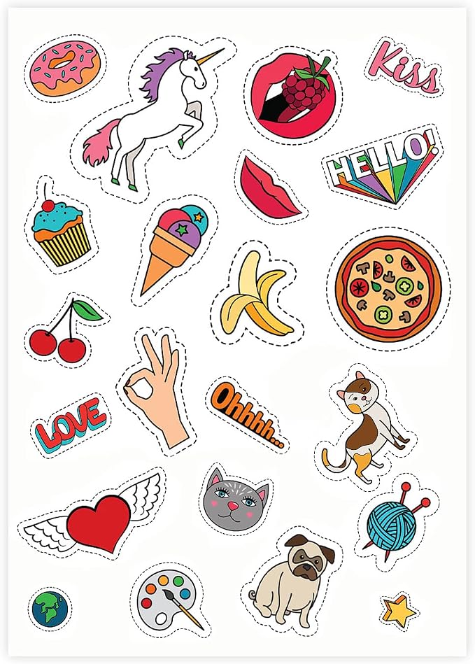 8.5" x 11" Full Sheet Label Sticker Paper for Laser & Inkjet Printers[300 Sheets,300 Labels]