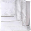 White Durable Large Washing Laundry Bag Mesh Organizer Net Dirty Bra Socks Underwear Shoe Storag Wash Machine Cover Clothes(Cw-30x40)