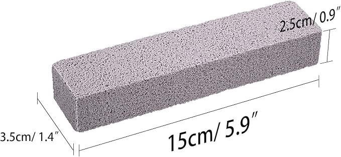 Chengu 60 Pcs Pumice Stone for Cleaning, Pumice Stone Toilet Bowl Cleaner, Scouring Pumices Sticks Bulk for Pool, Hard Water Rings, Rust Stains, Calcium Buildup, Bathroom, Grills, 5.9 x 1.4 x 0.9 in