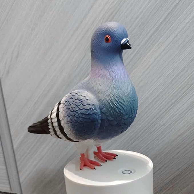 Pigeon Pooping Pigeon Soap Dispenser - Funny Bird Foaming Soap Dispenser (Blue)