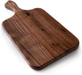 Brazos Home Medium Organic Wood Cutting Board Used for Serving, Chopping Fruit, Vegetables or Meat and as a Charcuterie Platter, Seasoned, Dark Walnut, 13.5 x 7 x .75