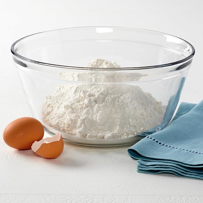 Anchor Hocking Glass Mixing Bowl, 4-Quart