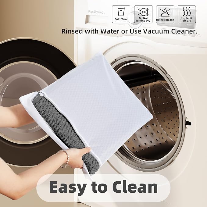 TYUU Bathroom Runner Rug, Long Bath Mat Washable Thin Quick Dry Low Pile Bathroom Runner Rugs 24 x 60 Non Slip, Dark Grey 24"x60"