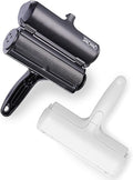 ChomChom Roller Pet Hair Remover and Reusable Lint Roller - Original White, Black Cat and Dog Hair Remover