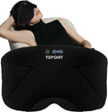 Sleep Mask with Headphones Bluetooth 5.4, TOPOINT Blackout Eye Mask for Sleeping Headphones Earphones with Soft Bamboo Cotton Cooling Breathable, Speaker for Side Sleepers Women Men Travel, Black