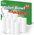 Msvvko Toilet Bowl Cleaners Bleach Tablets 54 PACK, Automatic Toilet Tank Cleaner, Bathroom Cleaner Against Tough Stains, No Scrubbing, Continuous Clean, Sparkling Fresh