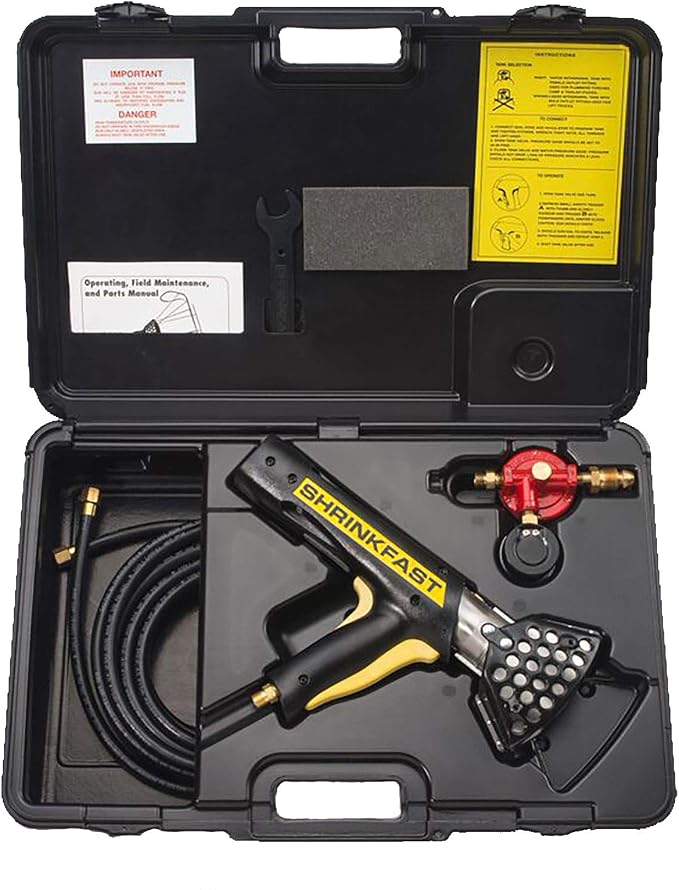 Dr. Shrink SHRINKFAST 998 Heat Gun Tool, Black, Yellow