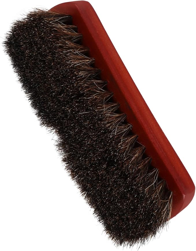 3pcs Laundry Scrubbing Brush Portable Wooden Shoe Cleaning Brush Horsehair Bristles for Shoe Polishing and Boot Care Ergonomic Grip Design for Comfortable Use