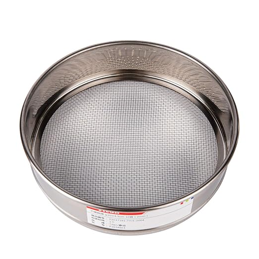 8" Diameter 32 Mesh 304 Stainless Lab Sieves Economy Test Sieve 304 Stainless Steel Wire Cloth（0.58mm）