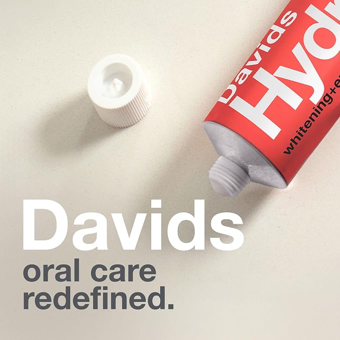 Davids Nano Hydroxyapatite Whitening Antiplaque Strawberry Watermelon 4oz | SLS Free, Promotes Enamel Health, Kid-Friendly Flavor, Made in USA, Davids Hydroxi Collection Toothpaste